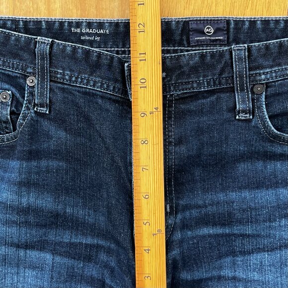 ADRIANO GOLDSCHMIED AG THE GRADUATE TAILORED LEG MEN’S JEANS sz 36W X 31L - Picture 12 of 14